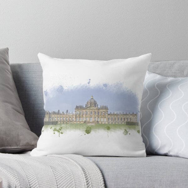 Item preview, Castle Howard, Yorkshire, Uk, Messy watercolour design designed and sold by qlobba.