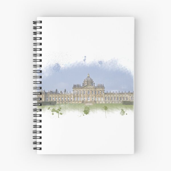 Item preview, Castle Howard, Yorkshire, Uk, Messy watercolour design designed and sold by qlobba.