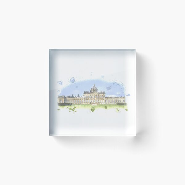 Item preview, Castle Howard, Yorkshire, Uk, Messy watercolour design designed and sold by qlobba.