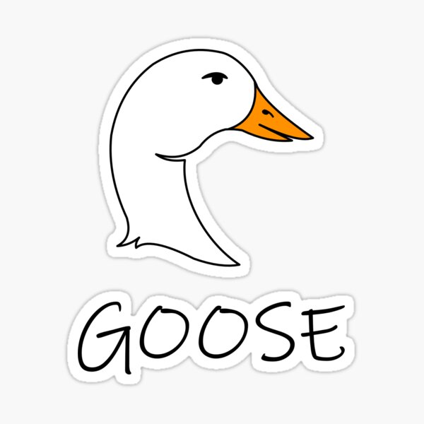 Gans Bauernhof-Tier T-Shirt Design Sticker