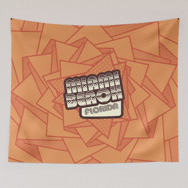 Item preview, Miami Beach, Florida | Retro Halftone designed and sold by retroready.
