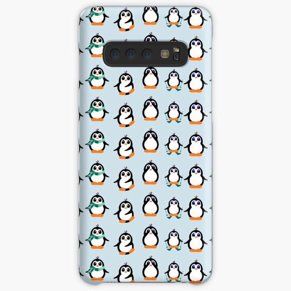 Cute Penguin Fun Cartoon Group Samsung Galaxy Snap Case
