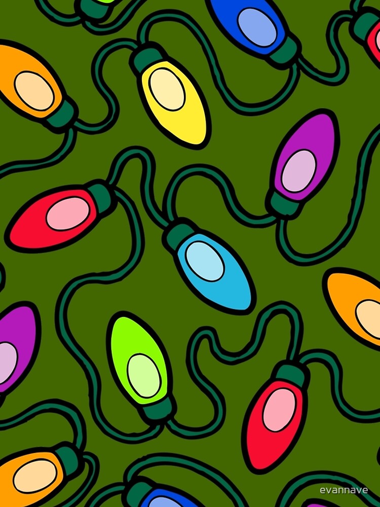 Chrismas Fairy Lights Pattern by evannave
