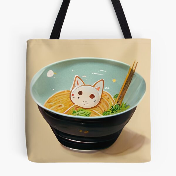 Item preview, Kawaii Ramen Cat 可愛いラーメン猫 designed and sold by Yenbox.