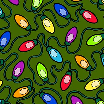 Artwork thumbnail, Chrismas Fairy Lights Pattern by evannave