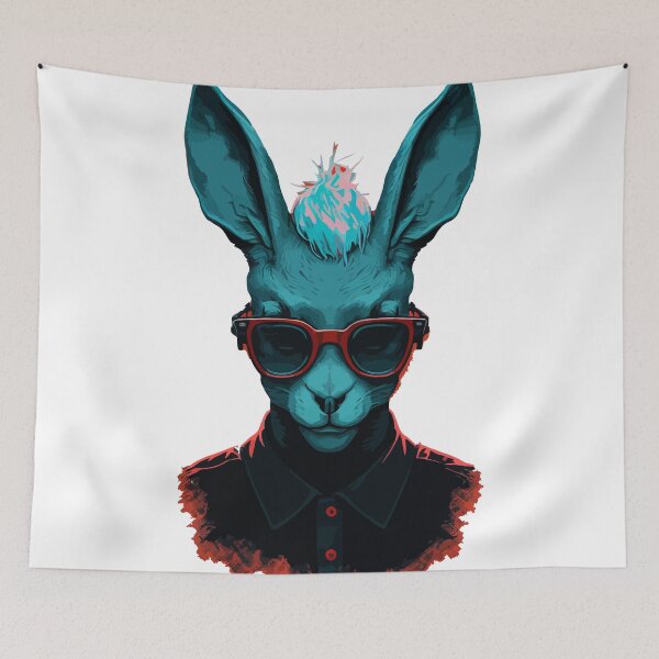 Artikelvorschau, Böser Hase mit Brille entworfen und verkauft von CyberWindow.