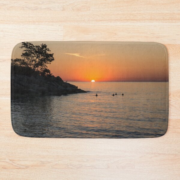 Item preview, Canada Geese Foursome - Overwater Sunrise on Lake Ontario in Toronto designed and sold by Georgia Mizuleva.
