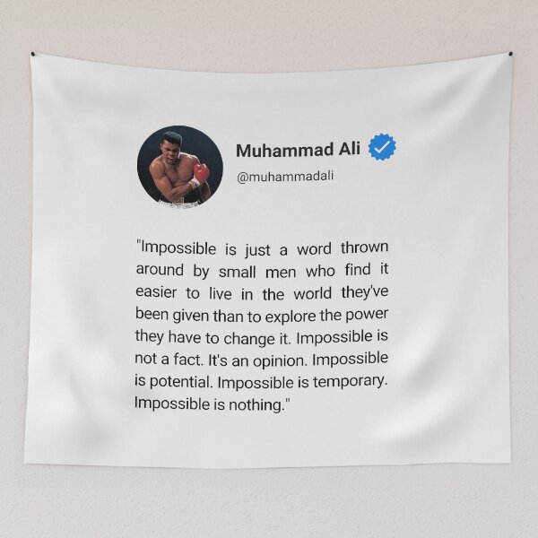 Item preview, Impossible is just a word thrown... designed and sold by Arthrill.