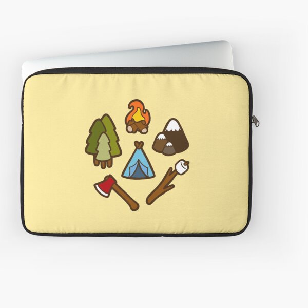 Camping is cool Laptop Sleeve