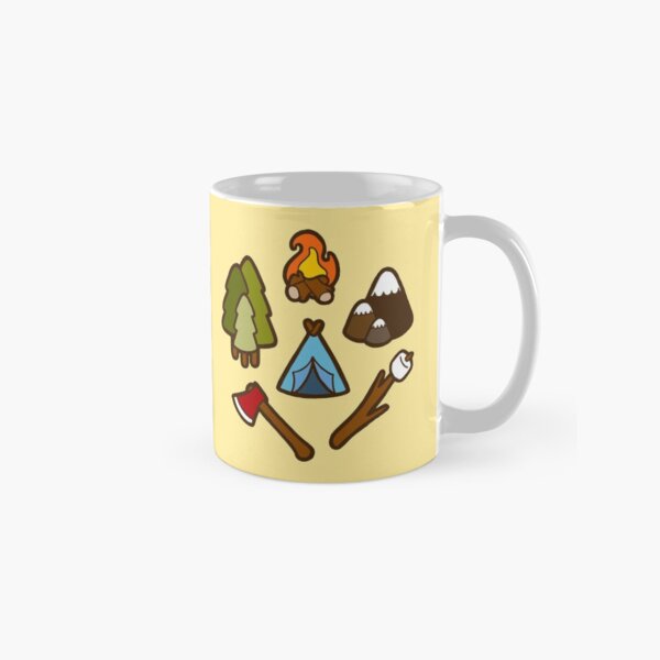 Camping is cool Classic Mug