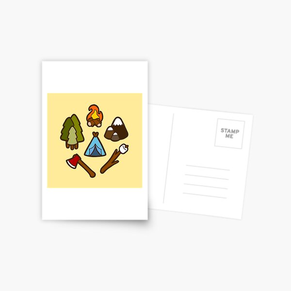 Camping is cool Postcard