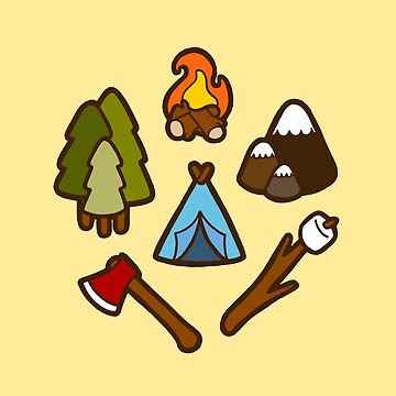 Artwork thumbnail, Camping is cool by evannave