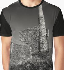 Cornish Tin Mine. Graphic T-Shirt