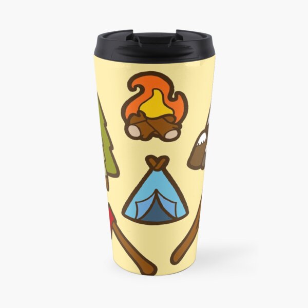 Camping is cool Travel Mug