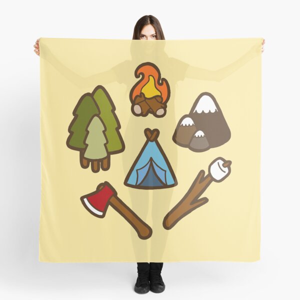 Camping is cool Scarf