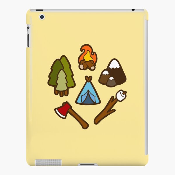 Camping is cool iPad Snap Case