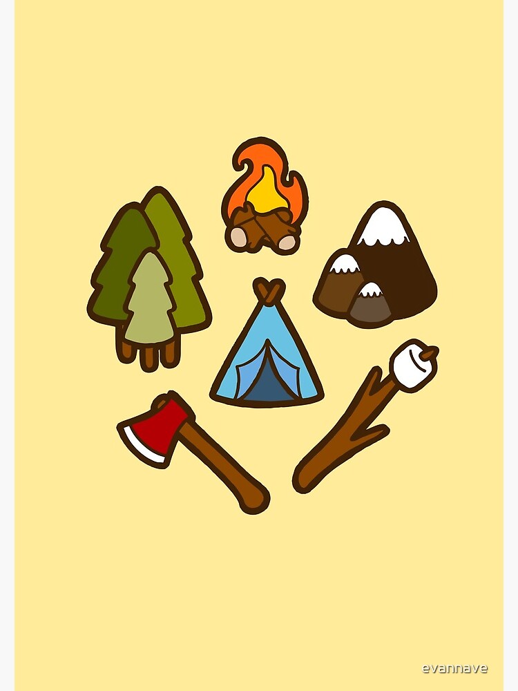 Camping is cool by evannave