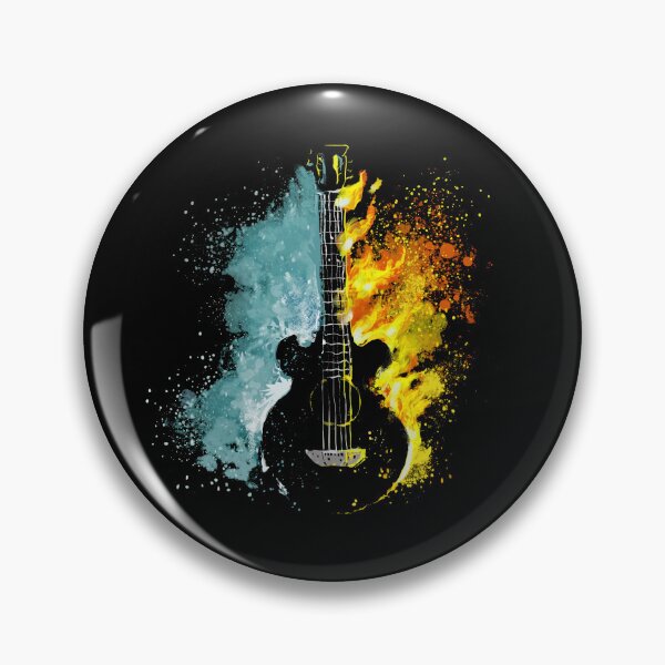 Item preview, Guitar With Fire And Water  designed and sold by GreenMall.