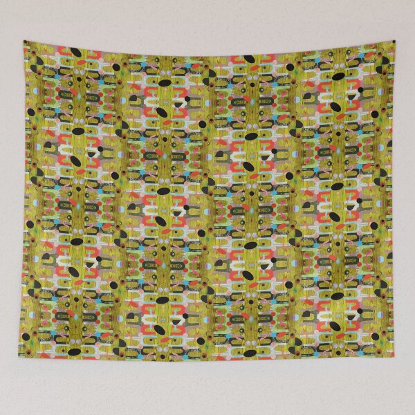 Item preview, Bridges On Olive Woodgrain Repeat Pattern designed and sold by bearoberts.