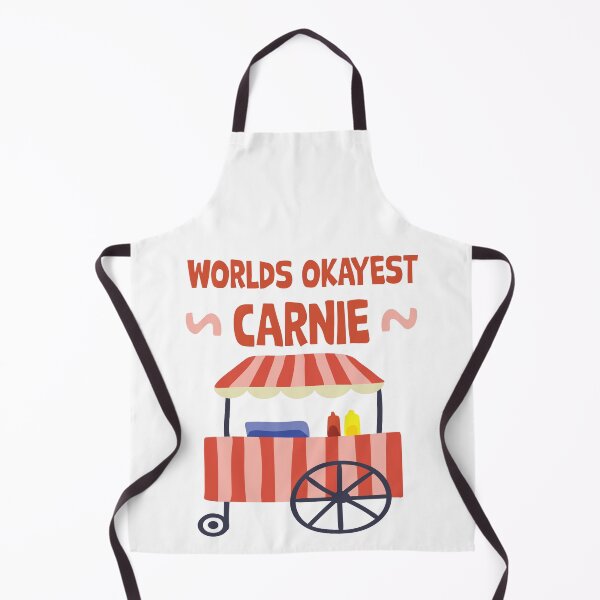 Item preview, worlds okayest carnie, fun fair design designed and sold by Curious-Arts.