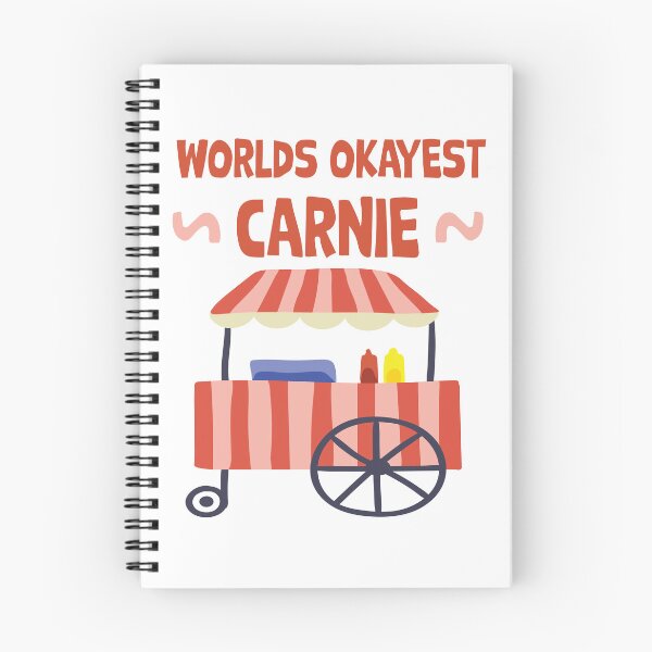Item preview, worlds okayest carnie, fun fair design designed and sold by Curious-Arts.