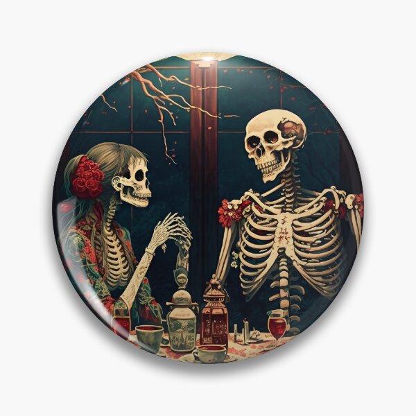 Item preview, Macabre Valentine's Dinner: Skeleton Edition designed and sold by RafaelVanti.