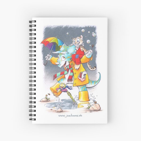 Unlikely Friends IV Spiral Notebook