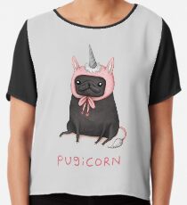 Pugicorn Chiffon Top