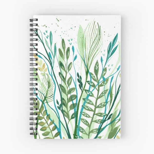Artikelvorschau, Sea Garden 3 – Intuitive abstrakte Aquarellmalerei in Grün von Kirsten Bailey entworfen und verkauft von klbailey.