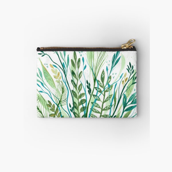 Item preview, Sea Garden 3 - Acuarela abstracta intuitiva en verde de Kirsten Bailey designed and sold by klbailey.