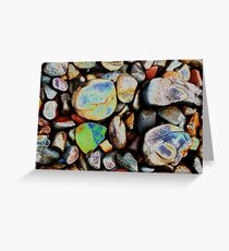 Rocks at Cranbourne Gardens Greeting Card