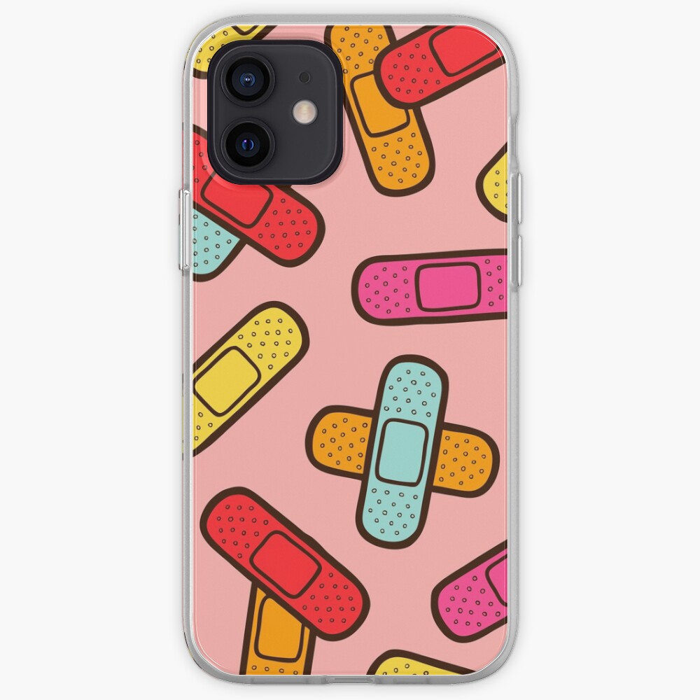 Rainbow Band-Aids Pattern iPhone Case & Cover