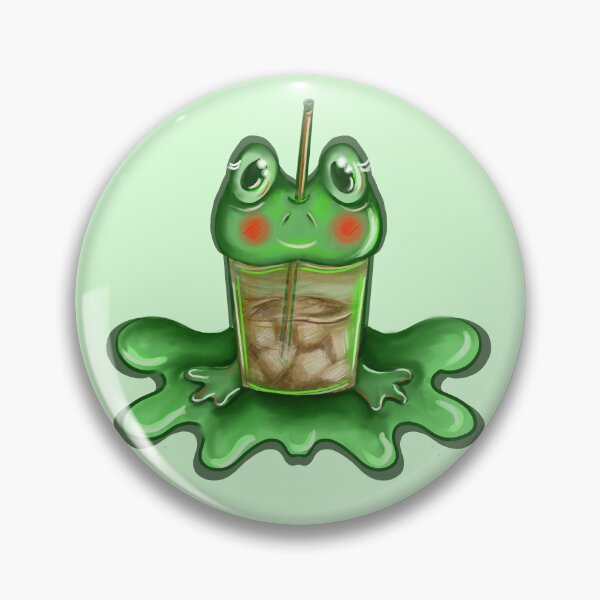 Item preview, Drink ice coffee frog designed and sold by Mayelshehawy.