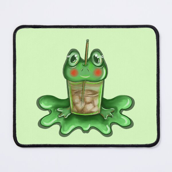 Item preview, Drink ice coffee frog designed and sold by Mayelshehawy.