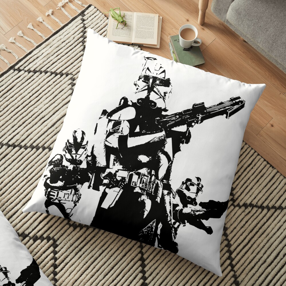 501st Trooper Silk Screen Floor Pillow
