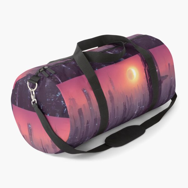 Item preview, dystopia sunset skyscratcher dusk purple designed and sold by AbundanceMind.