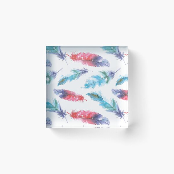 Item preview, Colored feather birds designed and sold by StreetNoise.