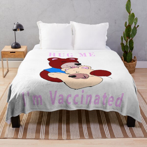 Item preview, Hug Me I'm Vaccinated designed and sold by Soudesign99.