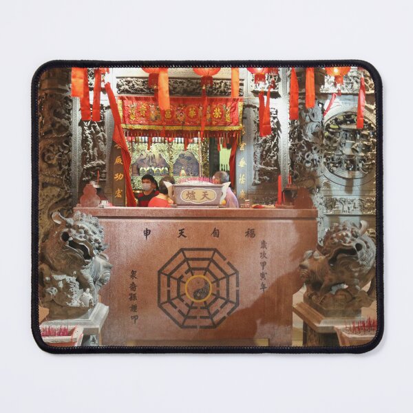 Item preview, Hotel reception styled like ancient Chinese temple altar SQ designed and sold by kall3bu.