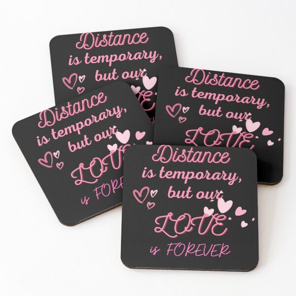 Item preview, Distance is temporary, but our love is forever designed and sold by Neo-Expression.