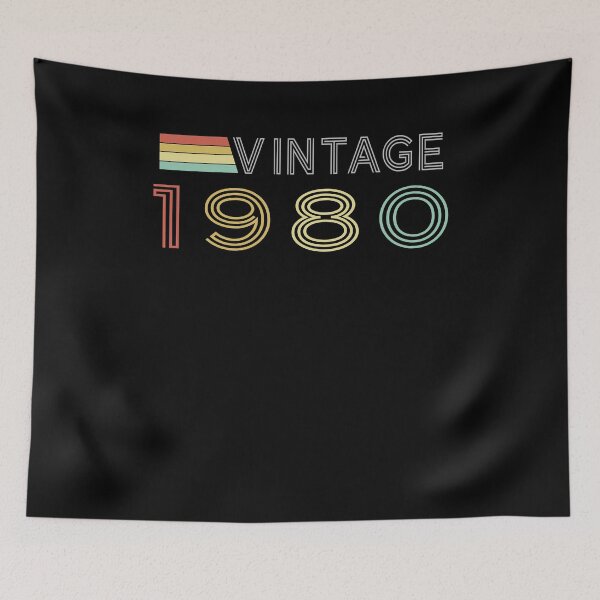 Item preview, Vintage 1980, 43th Birthday Gift designed and sold by ahmedbakkali.