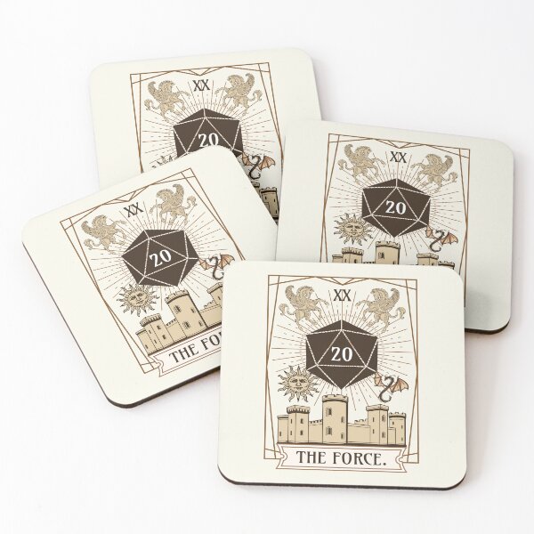 Item preview, Tarot D20 The Power designed and sold by NerdyCotton.