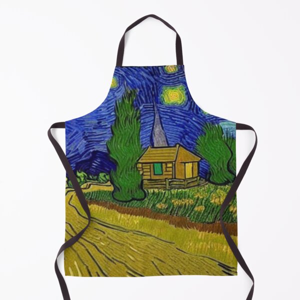 Item preview, cabin in the forest Van gogh style designed and sold by cardia1991.