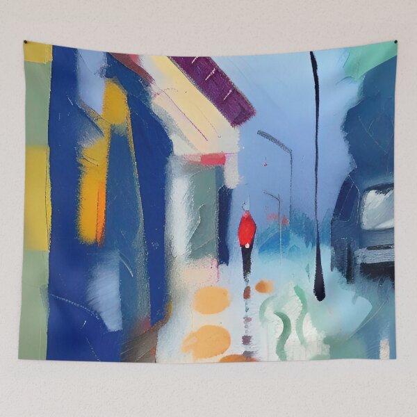 Item preview, Rainy Street designed and sold by Arkneer.