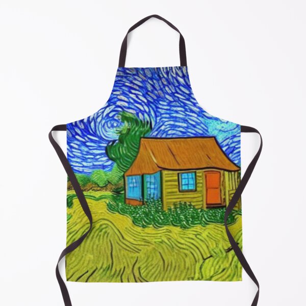 Item preview,  cabin in the forest Van gogh style #1 designed and sold by cardia1991.