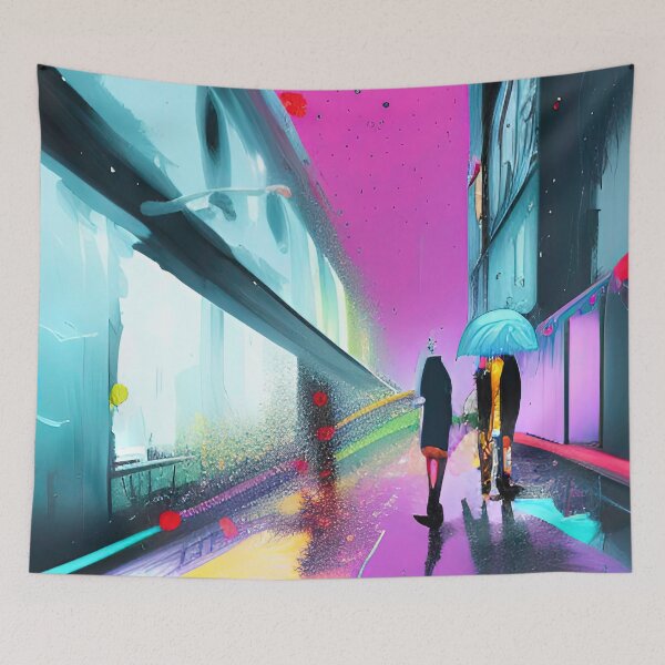 Item preview, Rainy Street designed and sold by Arkneer.