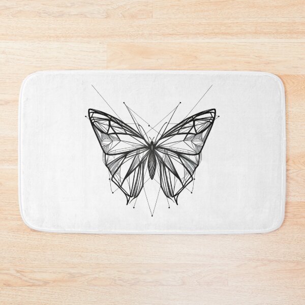 Item preview, Butterfly minimalist ink tattoo #2 designed and sold by ArtShanth.