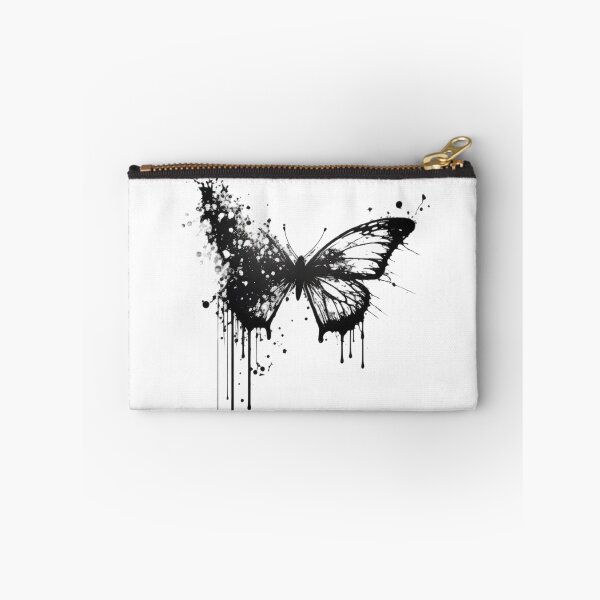 Item preview, Butterfly minimalist ink tattoo #3 designed and sold by ArtShanth.