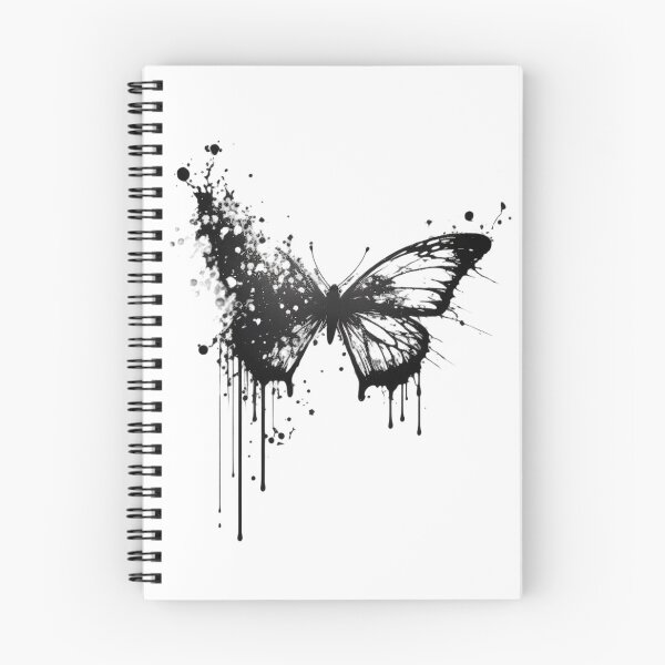 Item preview, Butterfly minimalist ink tattoo #3 designed and sold by ArtShanth.