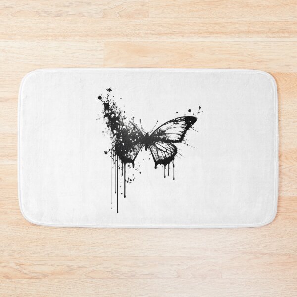 Item preview, Butterfly minimalist ink tattoo #3 designed and sold by ArtShanth.